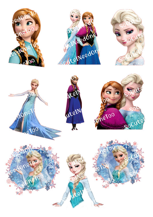 Frozen - Elsa & Anna 3 Inches - SoCuteINeedOneToo