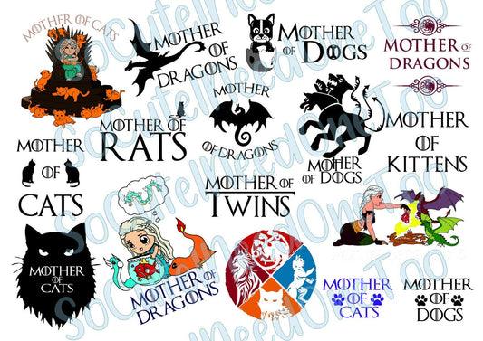 Game of Thrones Jokes Waterslide Decals - SoCuteINeedOneToo