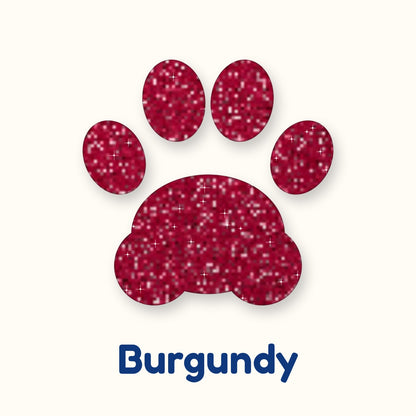 Burgundy glitter heat transfer vinyl color swatch
