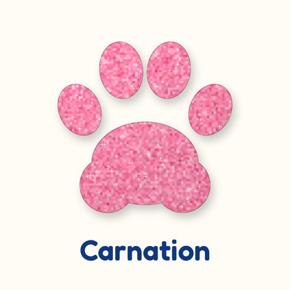Carnation glitter heat transfer vinyl color swatch
