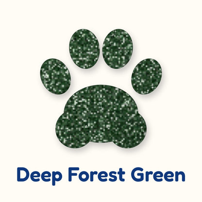 Deep Forest Green glitter heat transfer vinyl color swatch