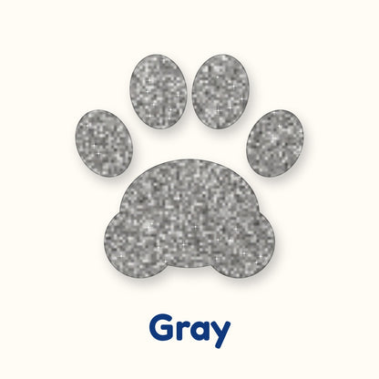 Gray glitter heat transfer vinyl color swatch