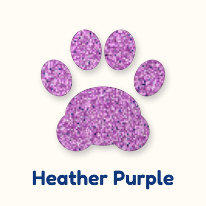 Heather Purple glitter heat transfer vinyl color swatch