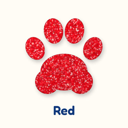 Red glitter heat transfer vinyl color swatch