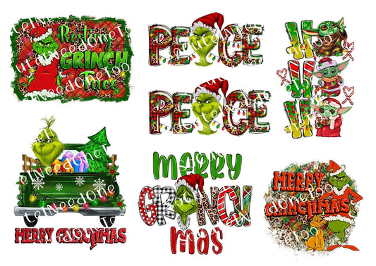 Grinch #28 Waterslide Decals - SoCuteINeedOneToo