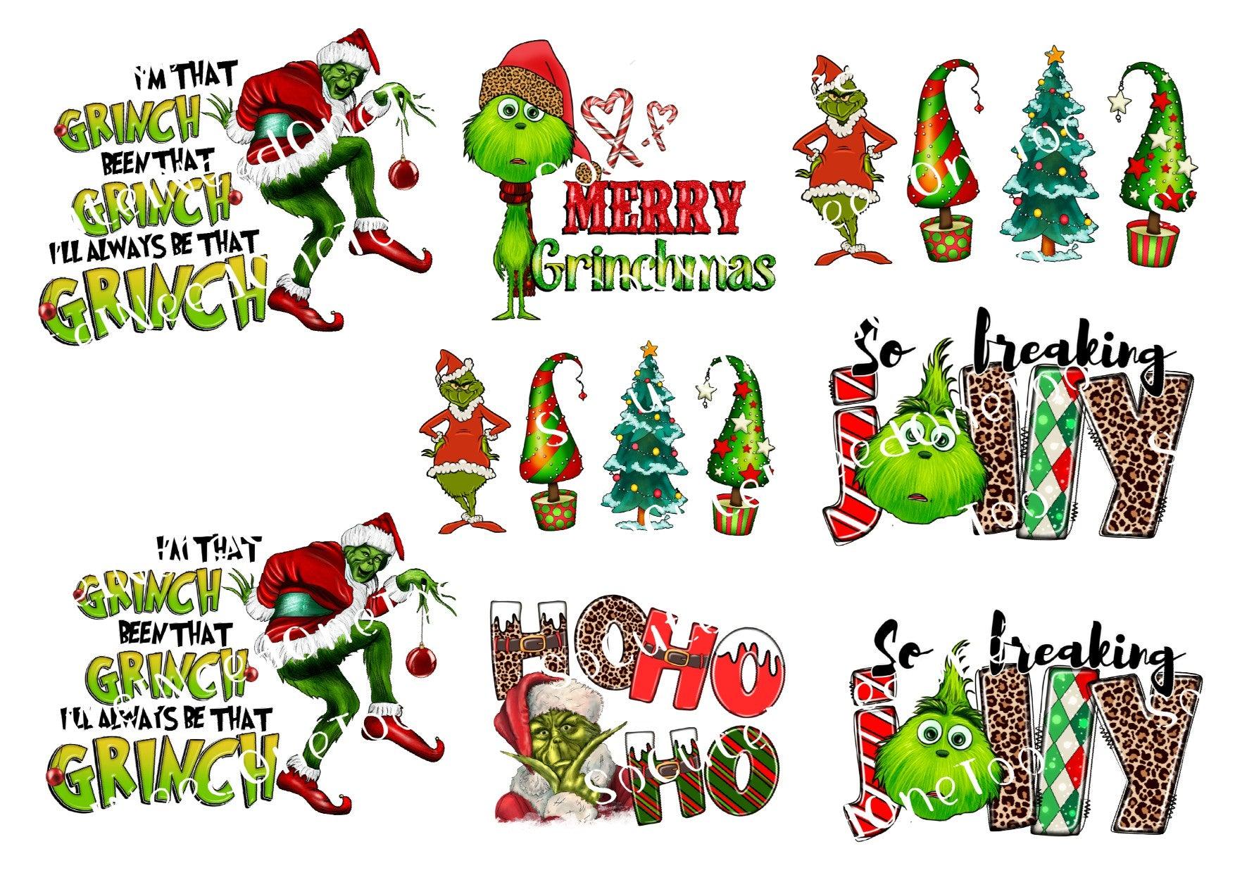 Grinch #30 Waterslide Decals - SoCuteINeedOneToo