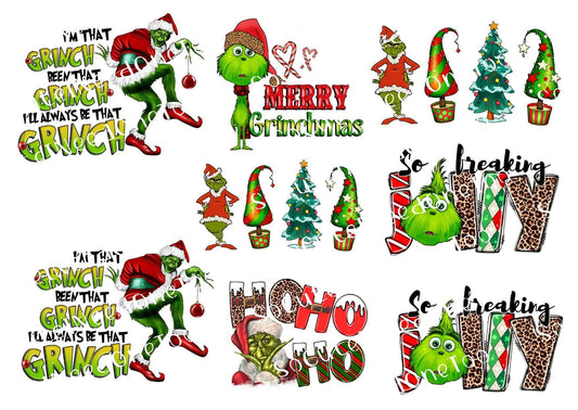 Grinch #30 Waterslide Decals - SoCuteINeedOneToo