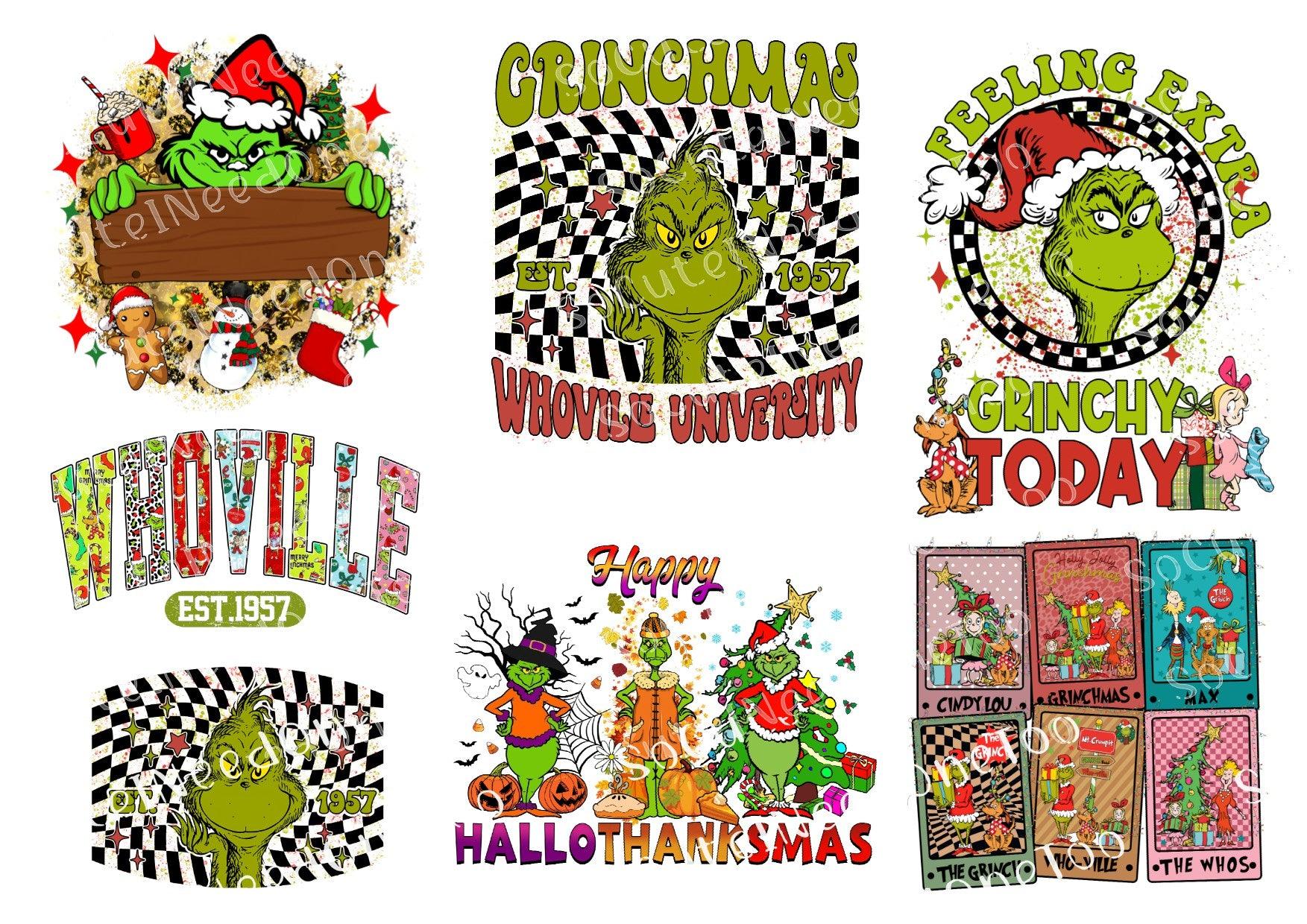 Grinch #33 Waterslide Decals - SoCuteINeedOneToo