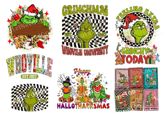Grinch #33 Waterslide Decals - SoCuteINeedOneToo