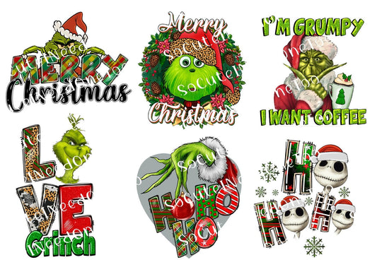 Grinch #34 Waterslide Decals - SoCuteINeedOneToo