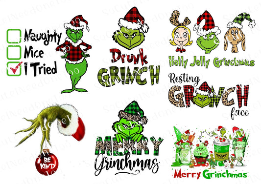 Grinch #44 Waterslide Decals - SoCuteINeedOneToo