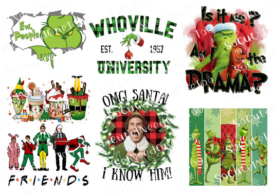 Grinch #45 Waterslide Decals - SoCuteINeedOneToo