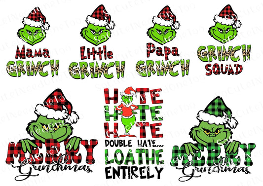 Grinch #51 Waterslide Decals - SoCuteINeedOneToo
