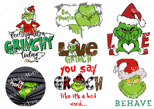 Grinch #56 Waterslide Decals - SoCuteINeedOneToo