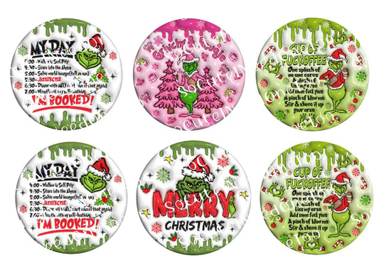 Grinch BB and CC Waterslide Decals - SoCuteINeedOneToo