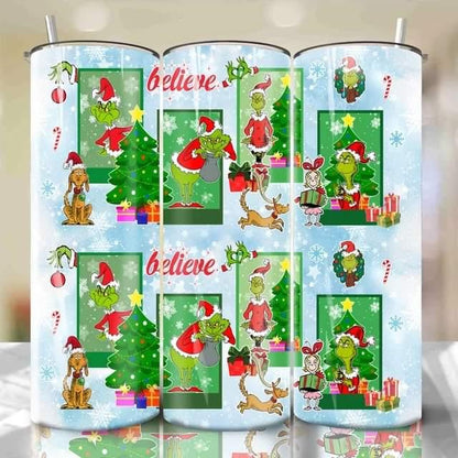 Grinch Christmas Waterslide Wrap Collection A - SoCuteINeedOneToo