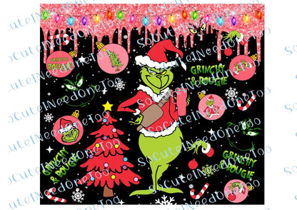 Grinch Christmas Waterslide Wrap Collection A - SoCuteINeedOneToo