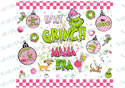 Grinch Christmas Waterslide Wrap Collection A - SoCuteINeedOneToo