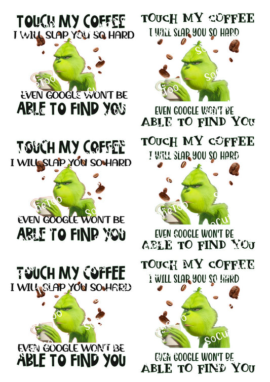 Grinch - Don't Touch My Waterslide Decals - SoCuteINeedOneToo