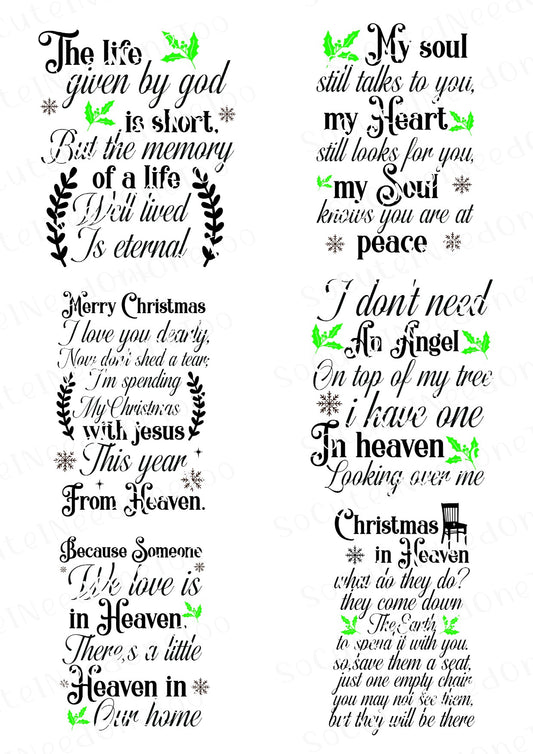 Heaven's Chair - Waterslide Decals - SoCuteINeedOneToo