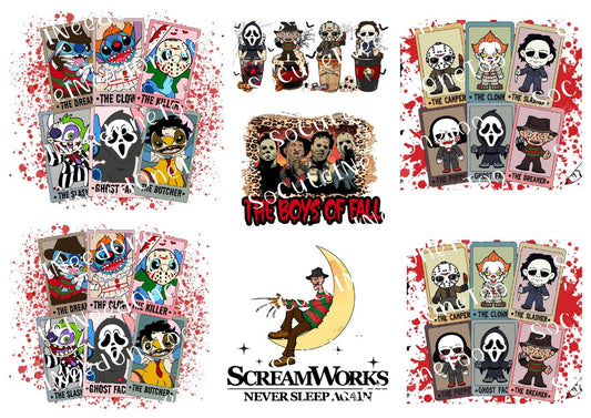 Horror #5 Waterslide Decals - SoCuteINeedOneToo