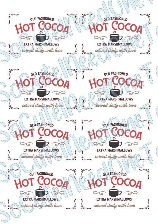 Hot Chocolate Extra Marshmallow Waterslides - SoCuteINeedOneToo
