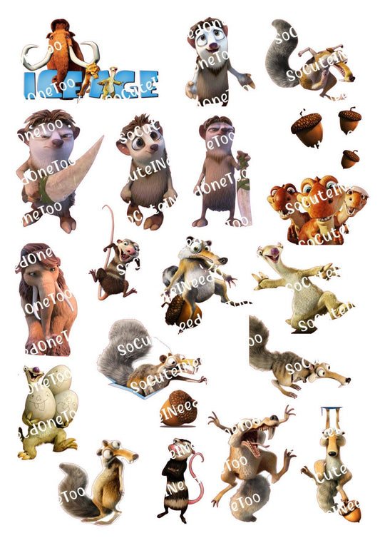 Ice Age 2 Waterslide Decals - Fun for Kids! - SoCuteINeedOneToo