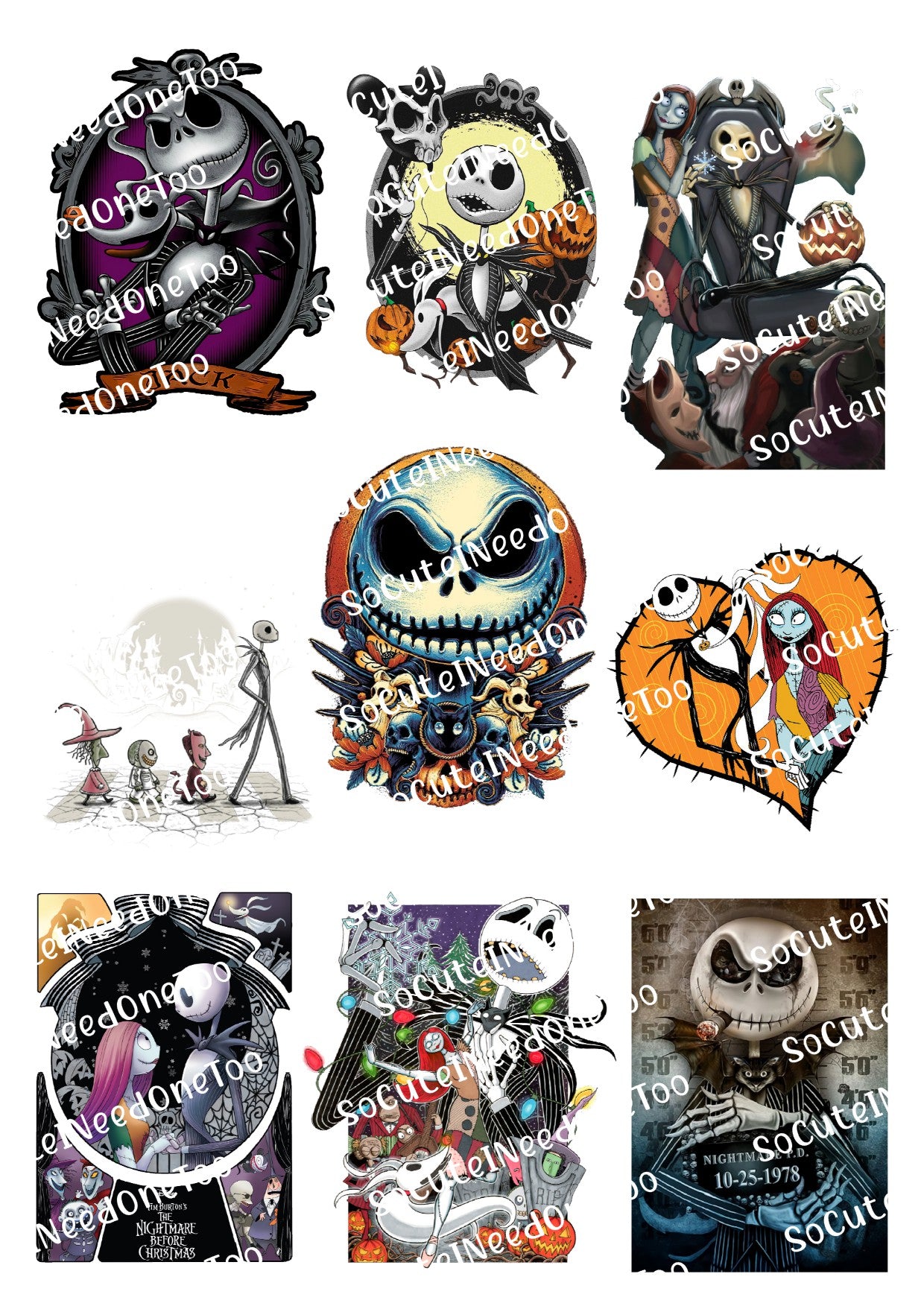 Jack #12 Waterslide Decals - SoCuteINeedOneToo