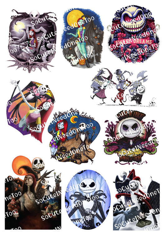 Jack #13 Waterslide Decals - SoCuteINeedOneToo