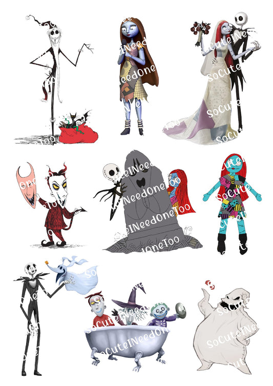 Jack #2 on Clear/White Waterslide Paper Ready To Use - SoCuteINeedOneToo