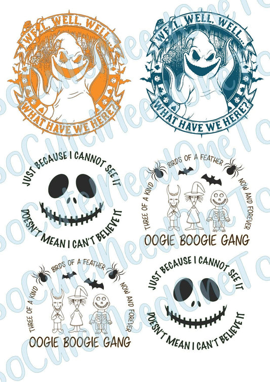 Jack and Sally #16 Waterslide Decals - SoCuteINeedOneToo