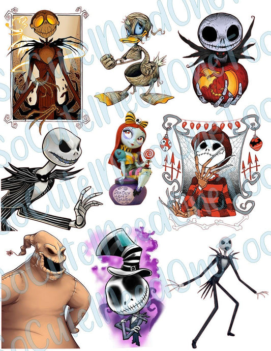 Jack and Sally #9 Decals - SoCuteINeedOneToo