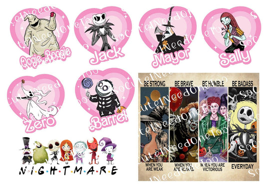 Jack - Pink Hearts Waterslide Decals - SoCuteINeedOneToo