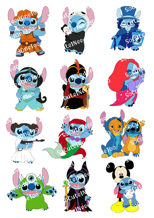 Lilo & Stitch #11 Waterslide Decals - SoCuteINeedOneToo