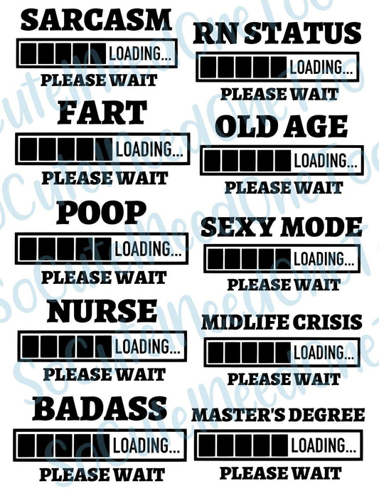 Loading Please Wait on Clear Water Slide Paper Sealed and Ready To Use - SoCuteINeedOneToo