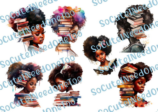 Love For Reading Waterslide Decals - SoCuteINeedOneToo