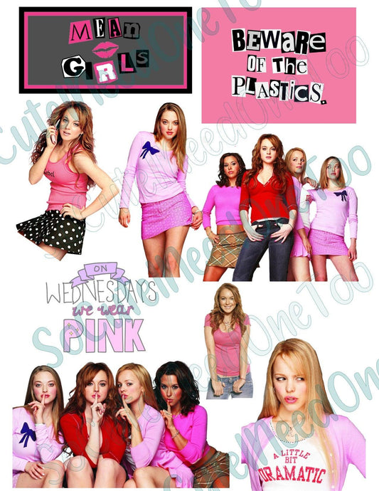 Mean Girls #3 Waterslide Decals - SoCuteINeedOneToo