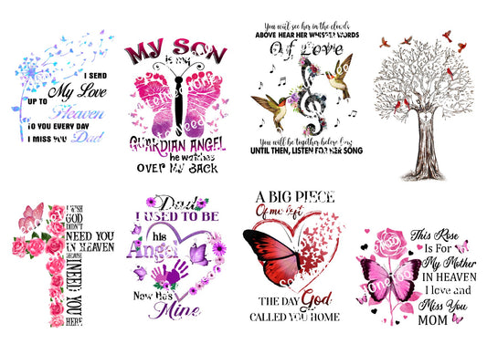 Memorial - Guardian Angel Waterslide Decals - SoCuteINeedOneToo