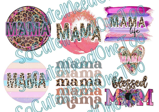 Mom #3 Laser Waterslide Decals - SoCuteINeedOneToo