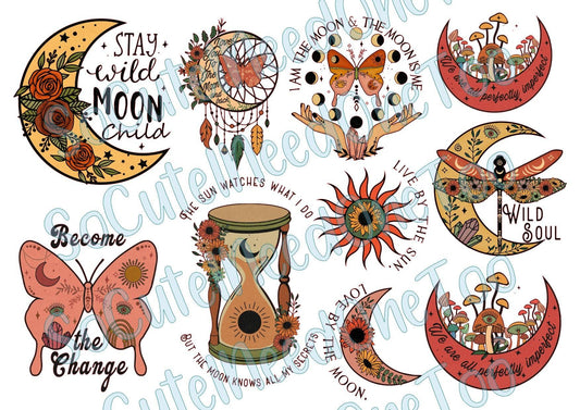 Mystical Moon Waterslide Decals - SoCuteINeedOneToo