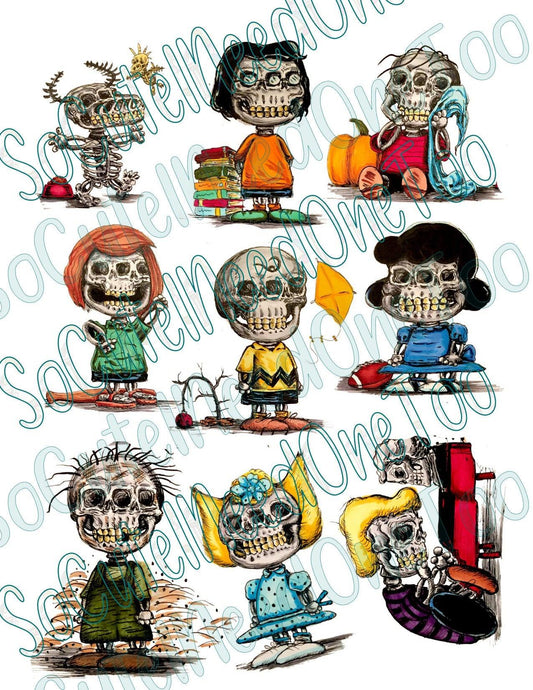 Peanuts - Charlie Brown on Clear Waterslide Paper - SoCuteINeedOneToo