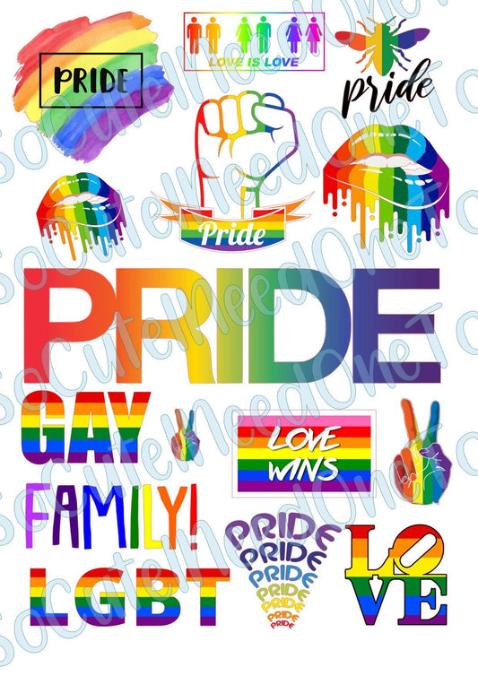 Pride #3 Waterslide Decals - SoCuteINeedOneToo