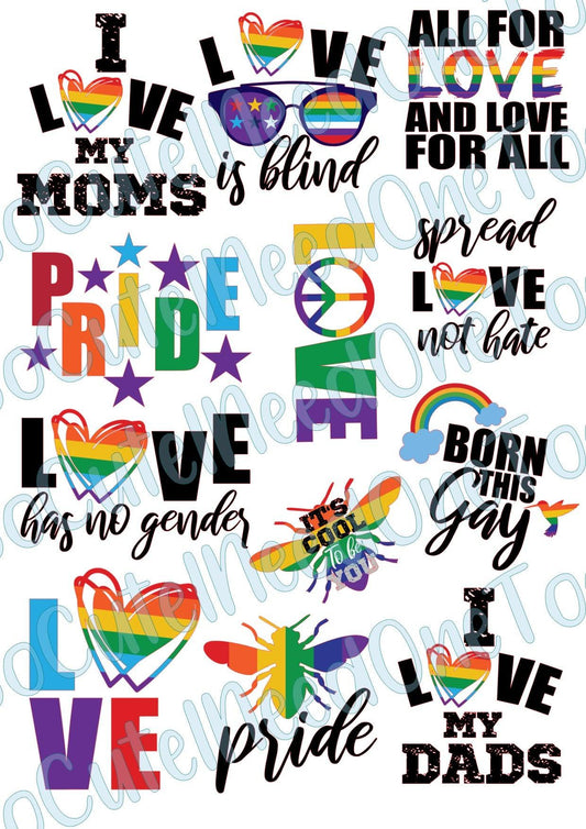 Pride #4 Waterslide Decals - SoCuteINeedOneToo