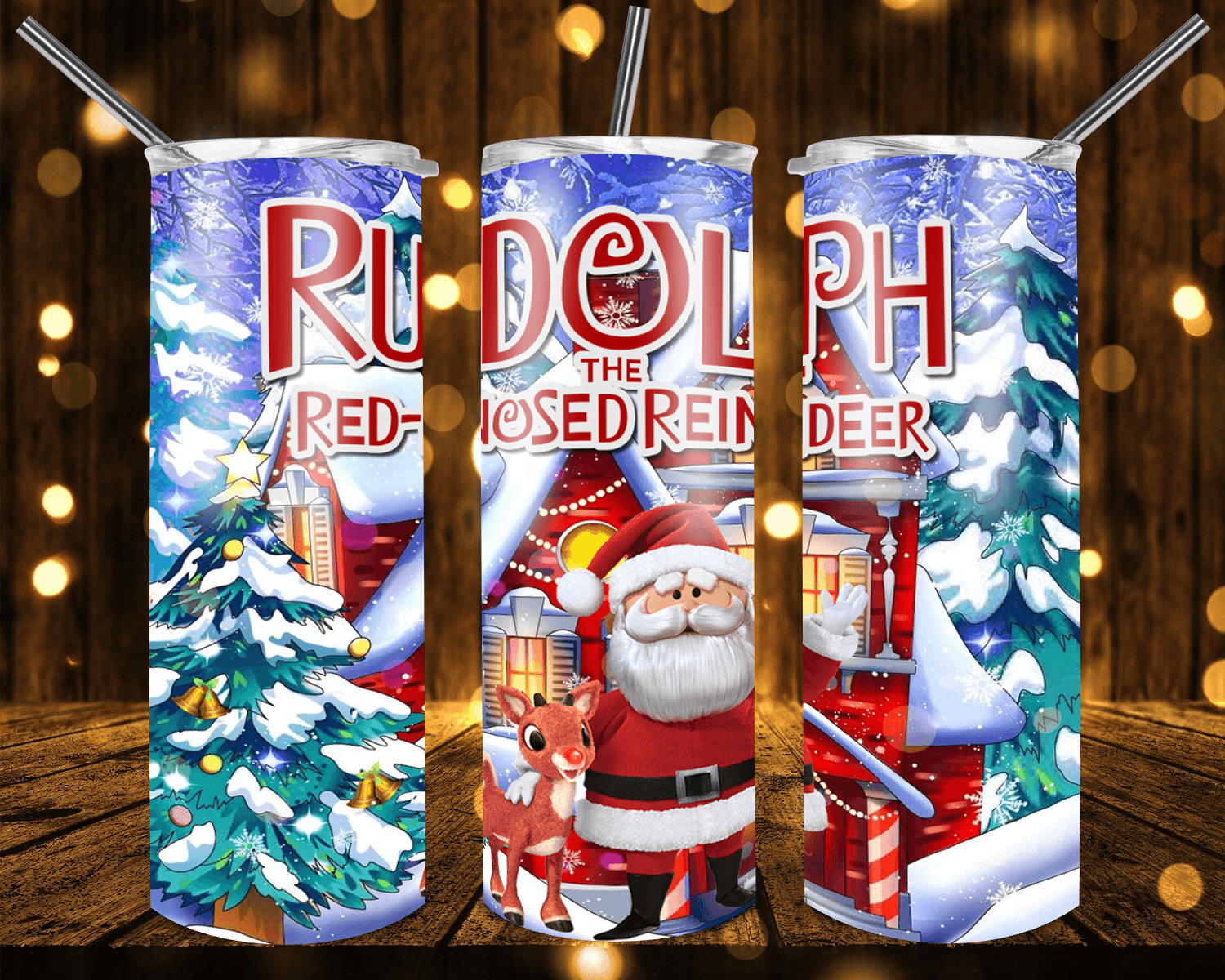 Rudolph The Reindeer Waterslide Wraps - Limited Edition - SoCuteINeedOneToo