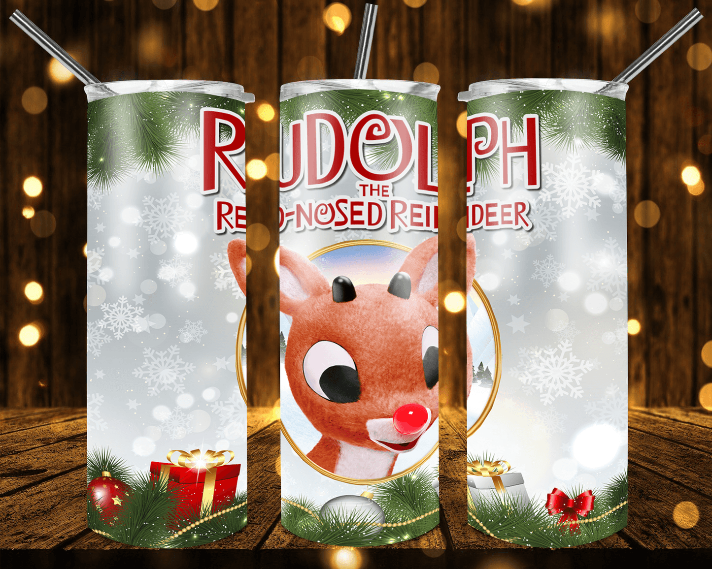 Rudolph The Reindeer Waterslide Wraps - Limited Edition - SoCuteINeedOneToo