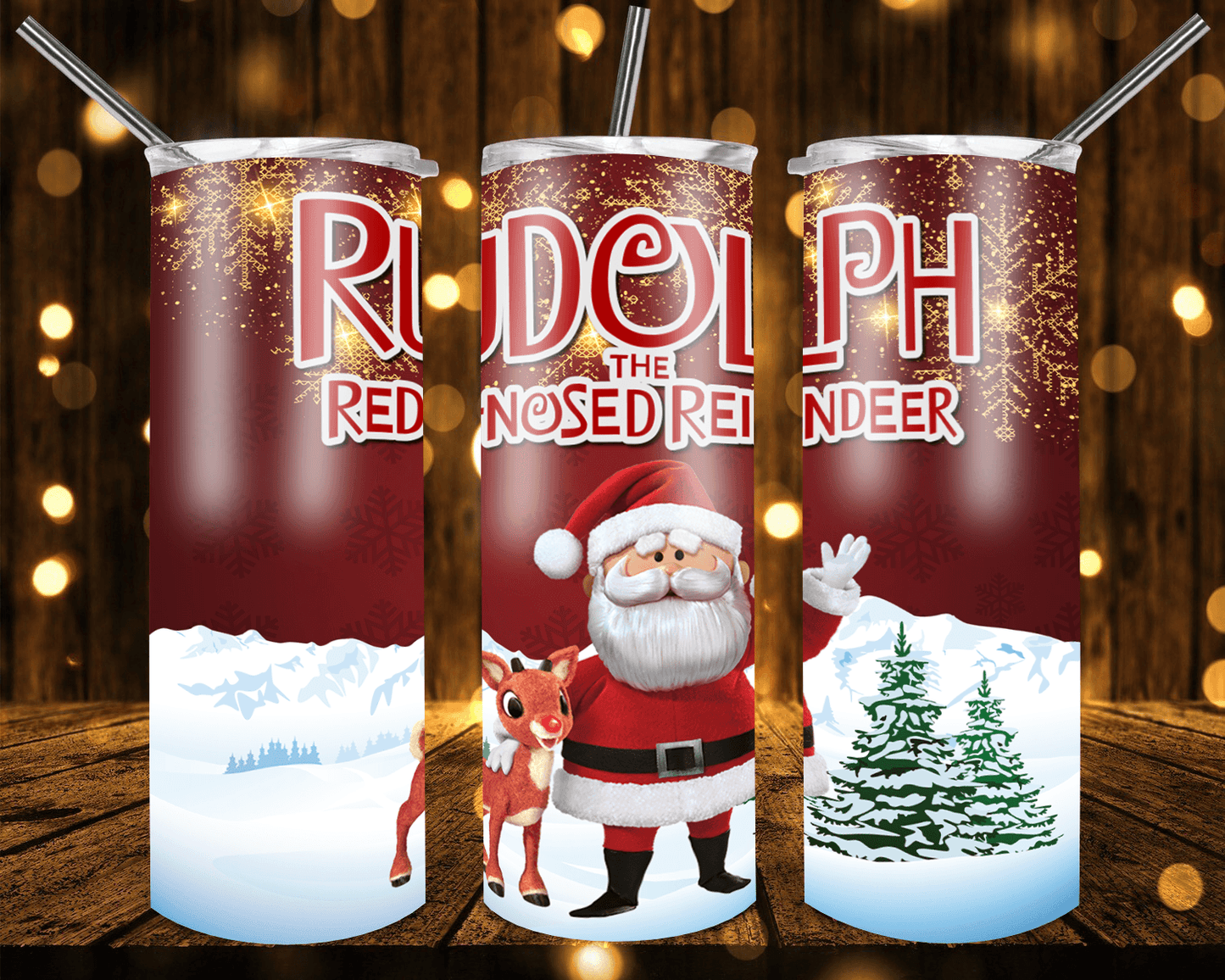 Rudolph The Reindeer Waterslide Wraps - Limited Edition - SoCuteINeedOneToo