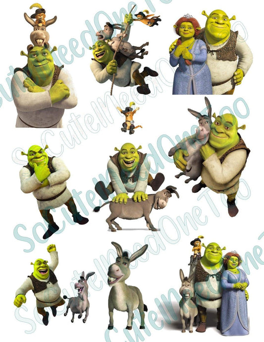 Shrek #2 Waterslide Decals - SoCuteINeedOneToo