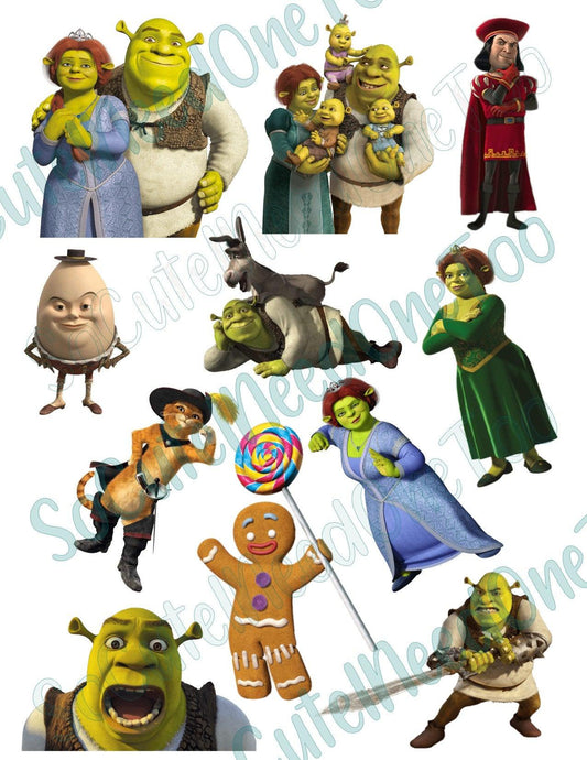 Shrek Waterslide Decals - SoCuteINeedOneToo