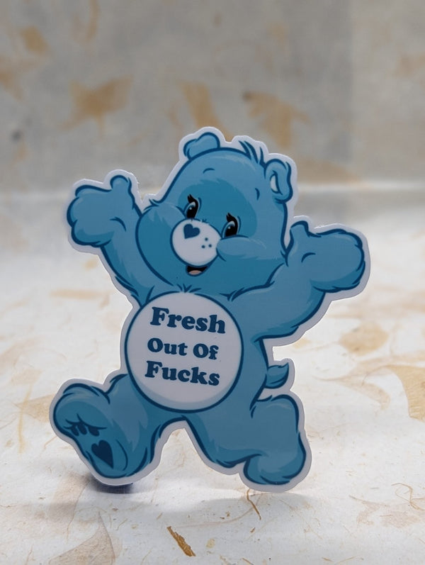Collection of sassy adult humor bear stickers