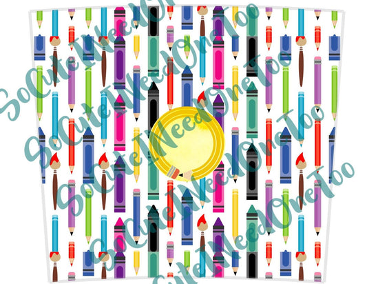 Teacher #1 Waterslide Wrap - SoCuteINeedOneToo